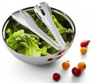 Salad bowl "Insalata" with stainless steel cutlery