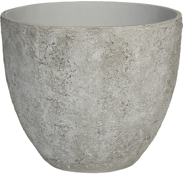 Vaso grande da interno/esterno Oyster Jesslyn Ø 70 cm / H 61 cm - Bianco  Imperiale