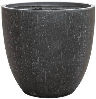 High-quality indoor/outdoor flower pot "Raindrop Couple" Ø 54 x height 51 cm, anthracite