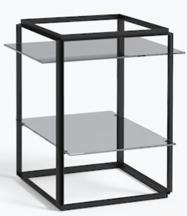 Design shelf "Florence" small, 60 x 54 cm