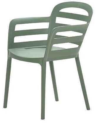 Stackable garden chair "Forma" - moss green