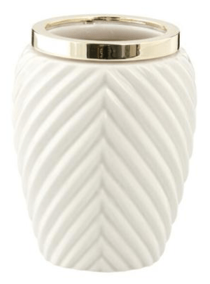 Toothbrush mug "Milda" Ø 8.5 cm /11 cm- Camel