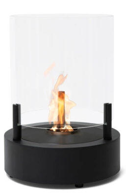 Bio-ethanol designer fireplace T-LITE 3 - Black