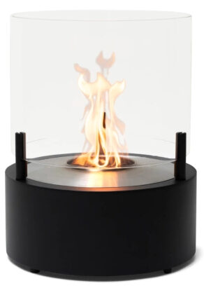 Bio-ethanol designer fireplace T-LITE 8 - Black
