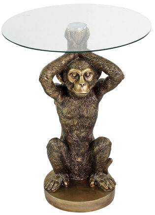 Design Beistelltisch „Monkey Kiki“ Ø 40 x Höhe 52 cm
