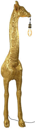 Lampadaire design "Girafe Luciever" 41 x 198 cm, or