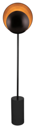 Stehlampe „Orbit“ Ø 30/ H 140 cm - Schwarz