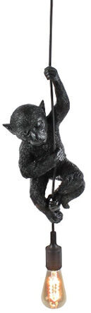 Design pendant lamp "Monkey Chip", black