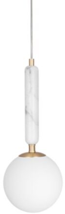 Pendant lamp "Torrano" Ø 15 cm with white marble