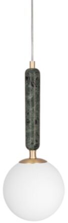 Pendellampe „Torrano“ Ø 15 cm mit grünem Marmor