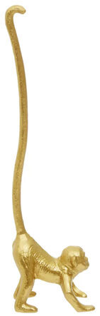Stylischer Toilettenpapierhalter „Fauna Monkey“ Gold 42 cm