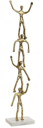 Design-Skulptur „Golden Figures“ 74 cm