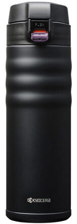 Thermo Trinkflasche „Flip Top“ 500 ml - Schwarz