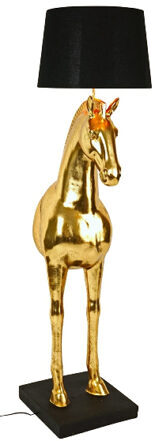 Design Stehlampe „Amadeus“ Ø 47 x Höhe 153 cm, Gold/Schwarz