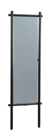 Solid Wood Leaning Mirror Milford 52 x 180 cm - Black Oak