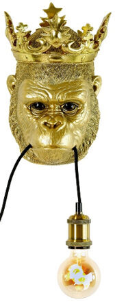 Design Wandlampe „Kong“, Gold