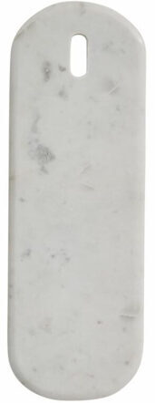Marmor-Tablett Ellia 60 x 20 cm - Weiss