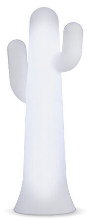 In-/Outdoor LED Stehlampe „Pancho“ Ø 46.5 x 168 cm, Weiss - mit Kabel