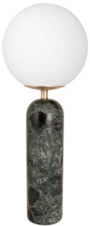 Tischlampe „Torrano“ Ø 20/ H 53 cm - grüner Marmor