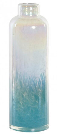 Glass vase "Blue Sky" 28 cm