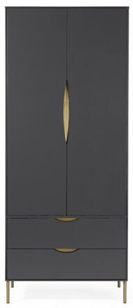 Garderobenschrank Kobe GREY 195 x 80 cm