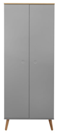 Garderobenschrank Dot Grey 201 x 79 cm