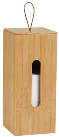 Toilet roll storage "Georg", light bamboo