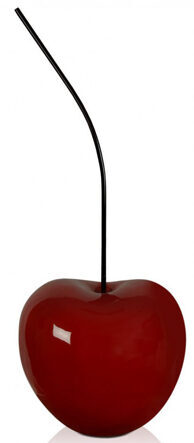 Large dark red decorative cherry 66 cm