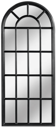 Large wall mirror "Castillo" 60 x 140 cm - Black