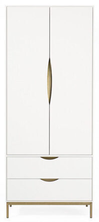 Garderobenschrank Kobe White 195 x 80 cm