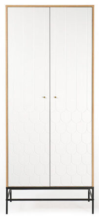 Garderobenschrank Lia White 190 x 80 cm