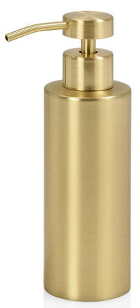 Noble brass soap dispenser "Devoter" Ø 5.5 x H 19.5 cm