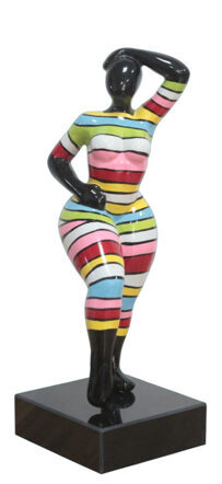Handgefertigter Design Skulptur „Dancing girl“ 35 x 12 cm
