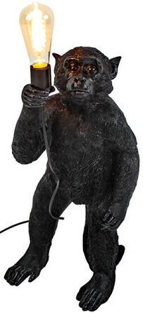 Design table lamp "Monkey Koko", black