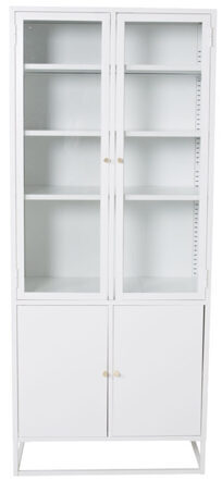 Display cabinet Bakal White 4-door 190 x 80 cm
