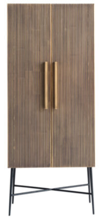 Design shelf cabinet "Ironville" 182 x 75 cm