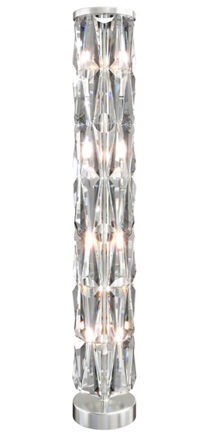 Kristall Stehlampe „Puntes“ Silber Ø 20 / H 126.5 cm