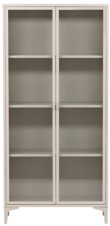 Design display cabinet "Piring" 190 x 90 cm, Beige