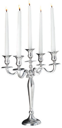 Kerzenständer „Georgious“  5-flammig Ø 41 cm - Silber