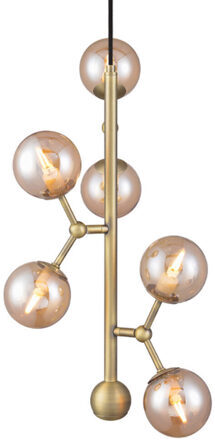 Flexible Pendellampe Atom Vertikal Amber Ø 31/ H 45 cm