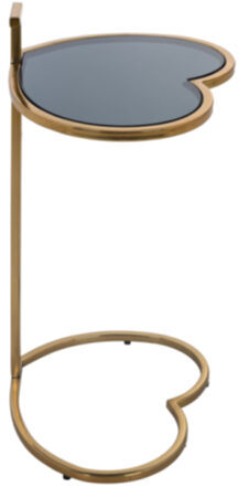 Design side table "Love" stainless steel