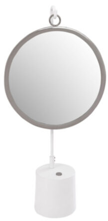 Table Mirror Extravaganza II - White/Silver
