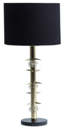 Tischlampe „Nofi“ mit Marmorsockel Ø 35 /H 75 cm