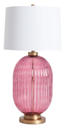 Tischlampe „Pink Glow“ Ø 27/H 52 cm