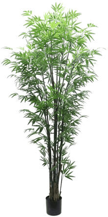 Lifelike XL artificial plant "Bamboo bush", height 240 cm