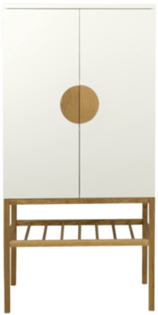 Highboard „Scoop" 162 x 80 cm - Weiss matt