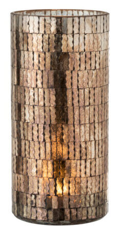 Vase & Windlicht Chevron Ø 14/H 30 cm