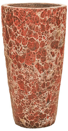 Large, high-quality indoor/outdoor flower pot "Lava Partner Straight" Ø 35/ H 65 cm - Relic Pink
