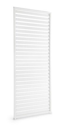 Seitlicher Sicht- und Sonnenschutz für Pergola „Ocean“ in Weiss, 238 x 93 cm