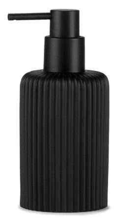 Soap dispenser "Black Stripes" Ø 7/ H 16 cm
